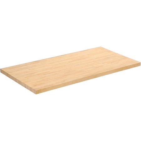 GLOBAL INDUSTRIAL Workbench Top - Birch Butcher Block Square Edge, 48W x 30D x 1-3/4 Thick 318849